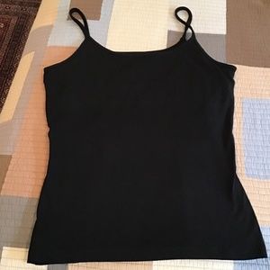 New Black Bralette Camisole Stretchy L